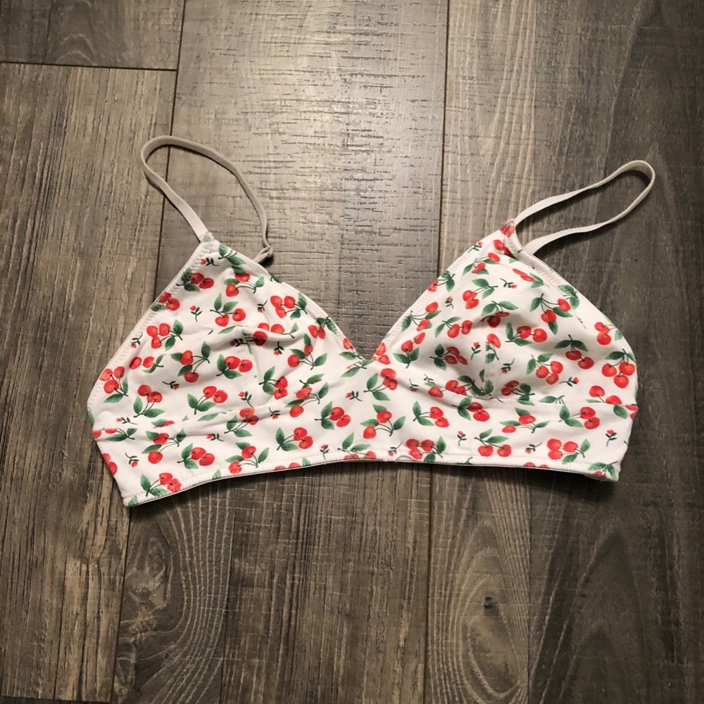 Cherry Pattern bralette